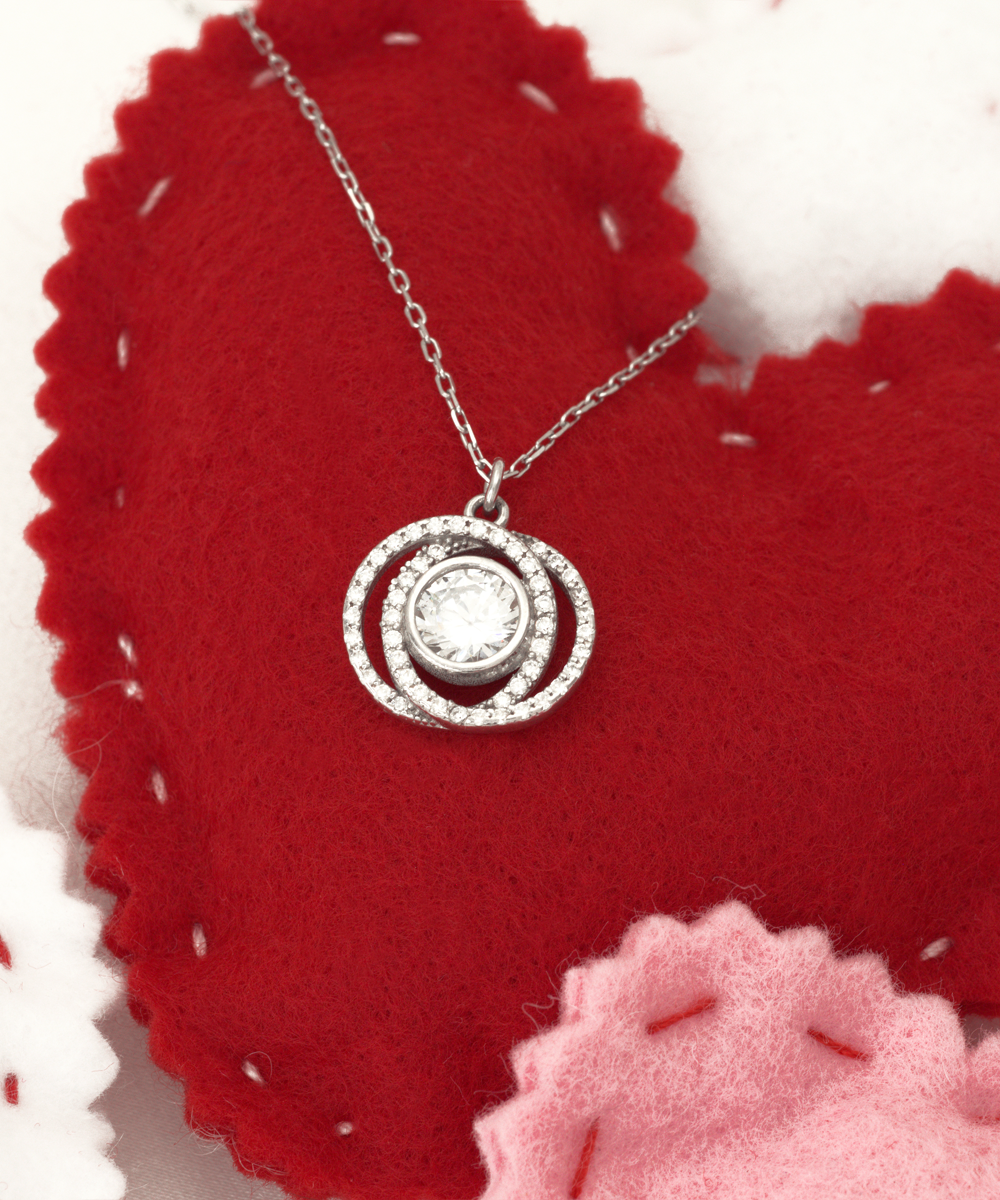 You Are Everything Beautiful Double Crystal Necklace