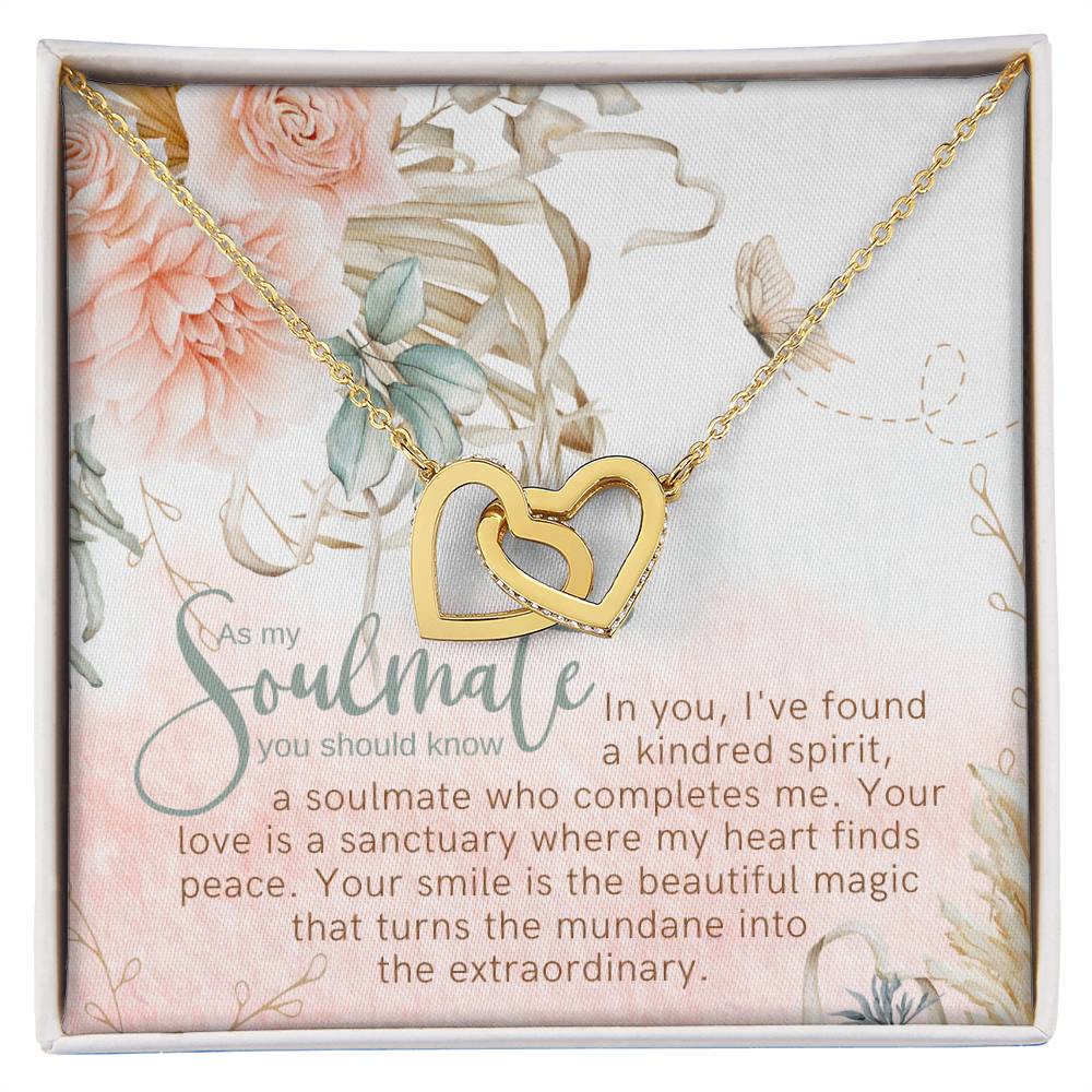 Kindred Spirit Interlocking Hearts Necklace