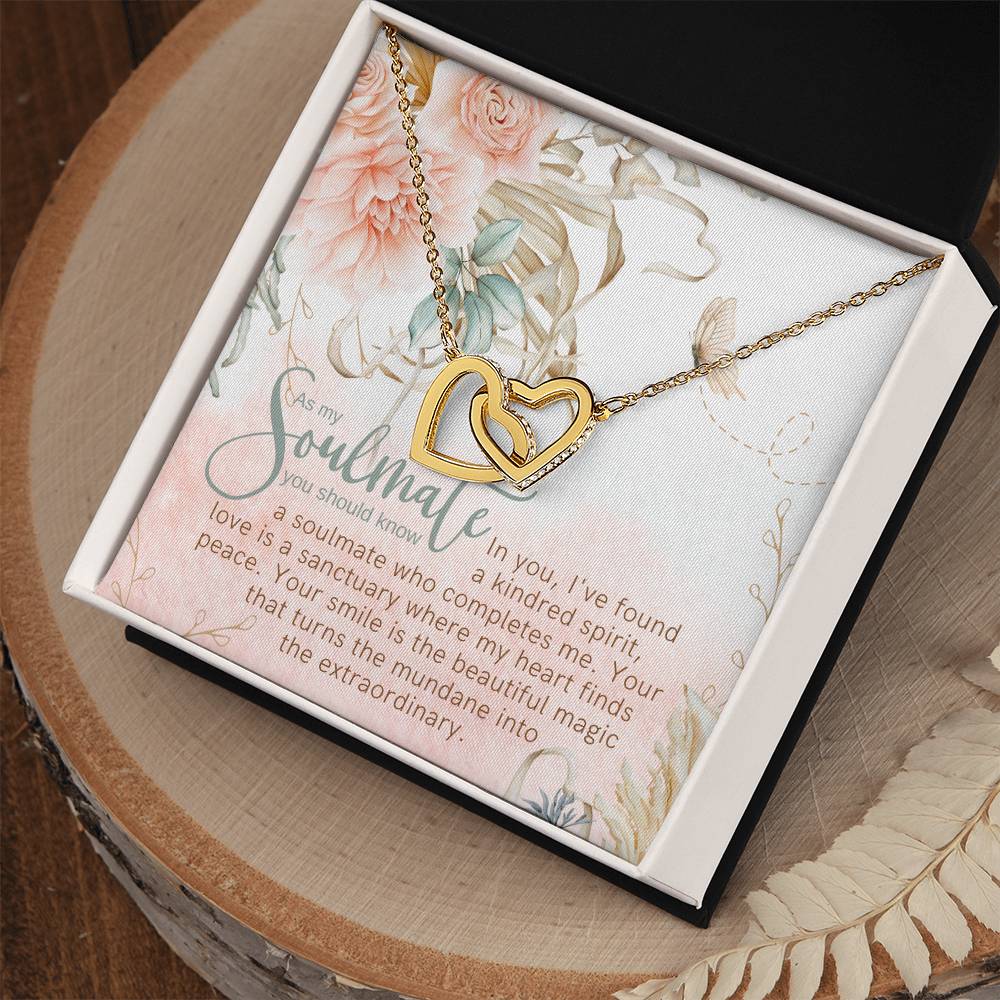 Kindred Spirit Interlocking Hearts Necklace