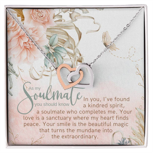 Kindred Spirit Interlocking Hearts Necklace