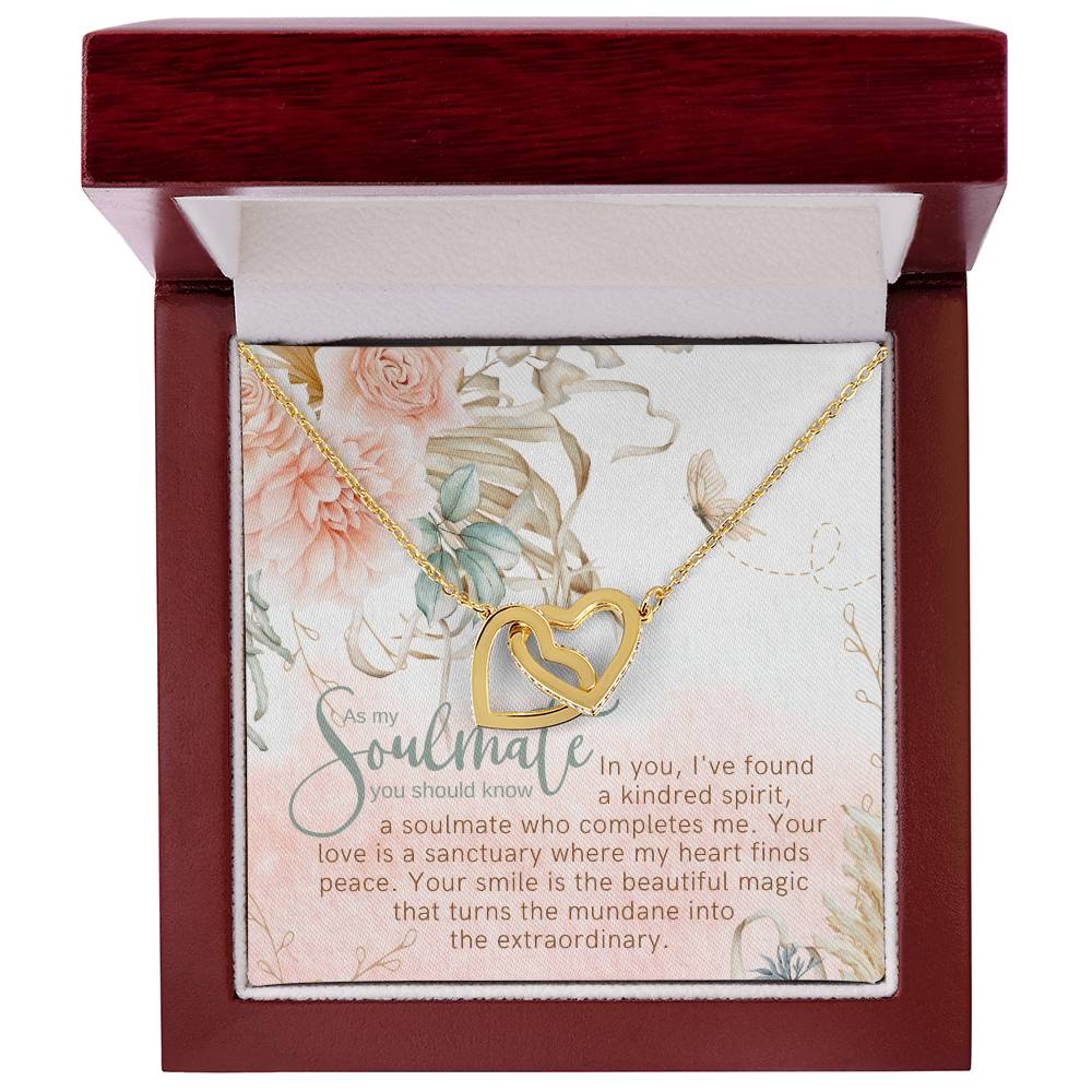 Kindred Spirit Interlocking Hearts Necklace