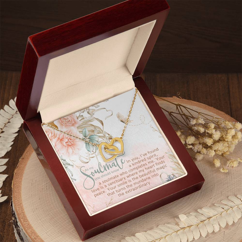 Kindred Spirit Interlocking Hearts Necklace