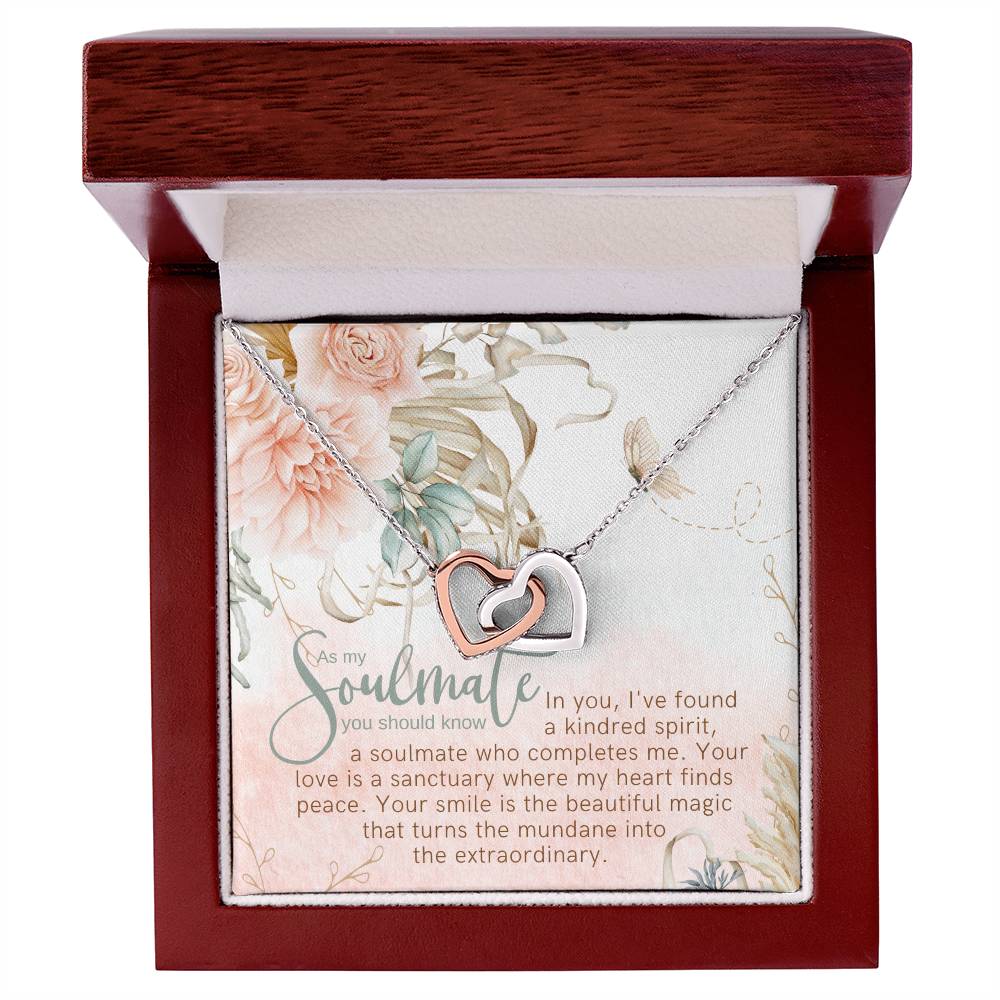 Kindred Spirit Interlocking Hearts Necklace