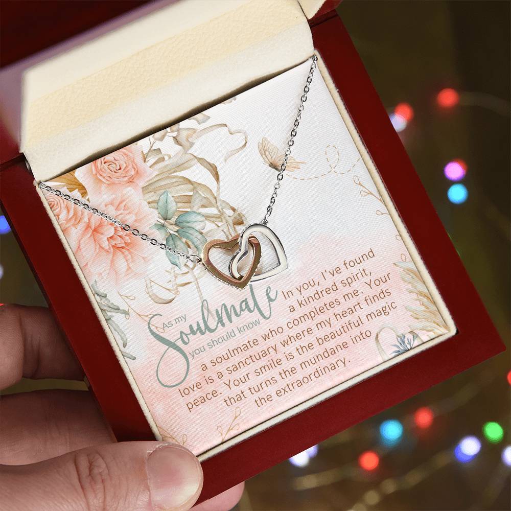 Kindred Spirit Interlocking Hearts Necklace