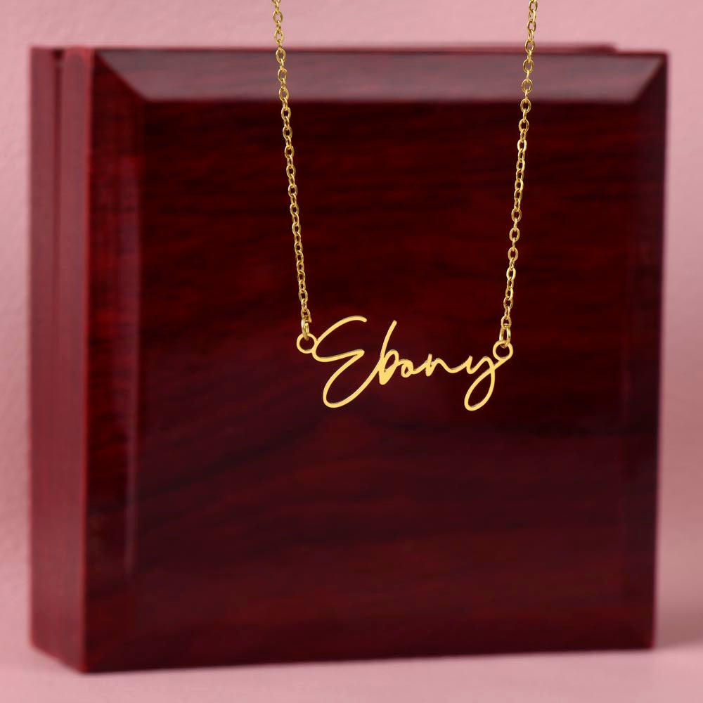 name necklace